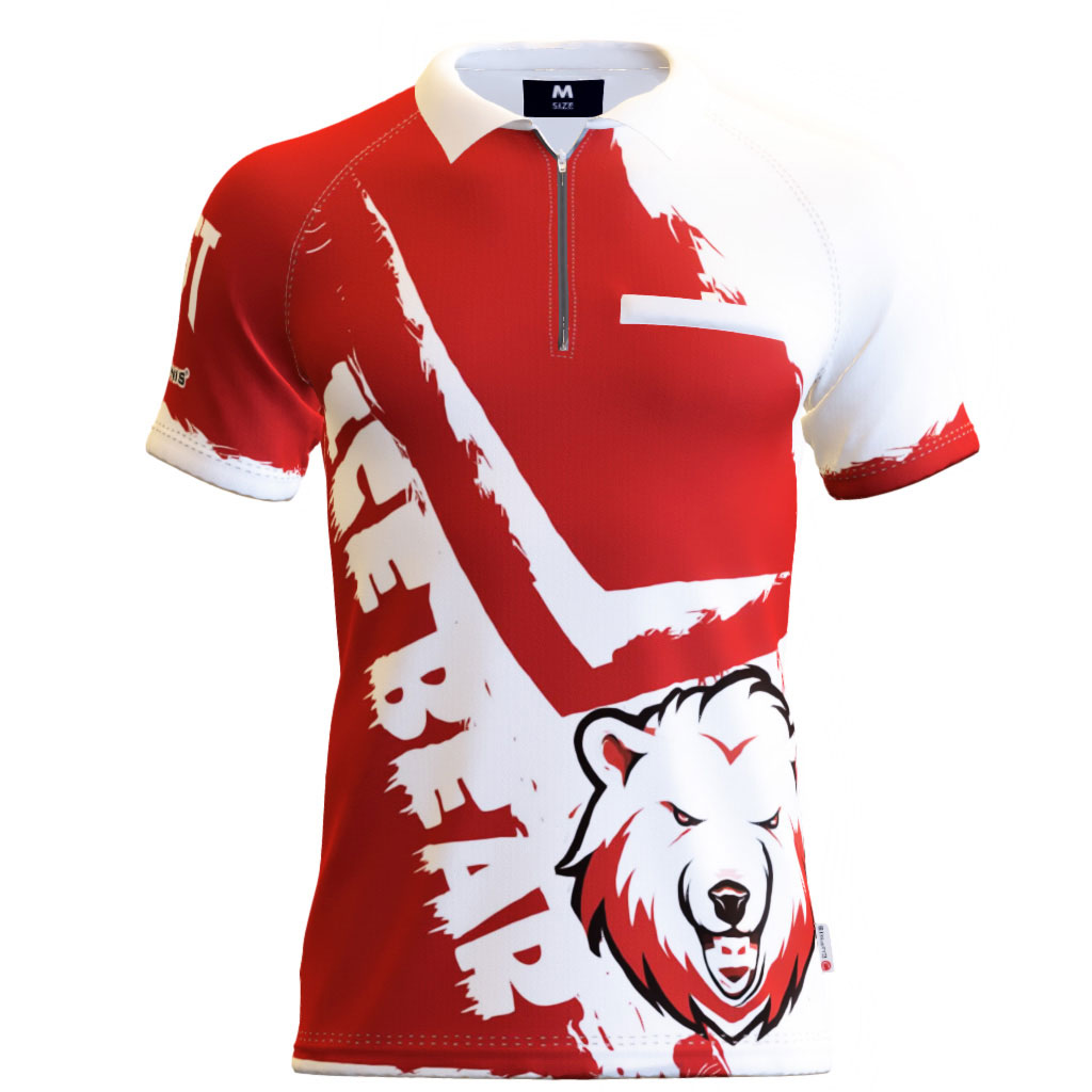 Ice Bear-Red – Standardkragen