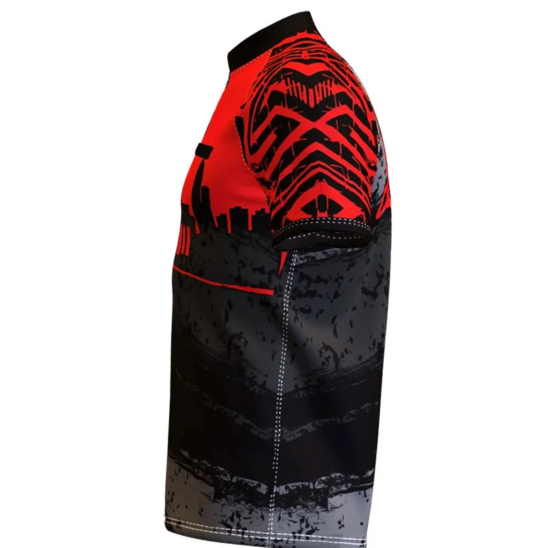 Berlin Mauerfall Dartshirt Rot