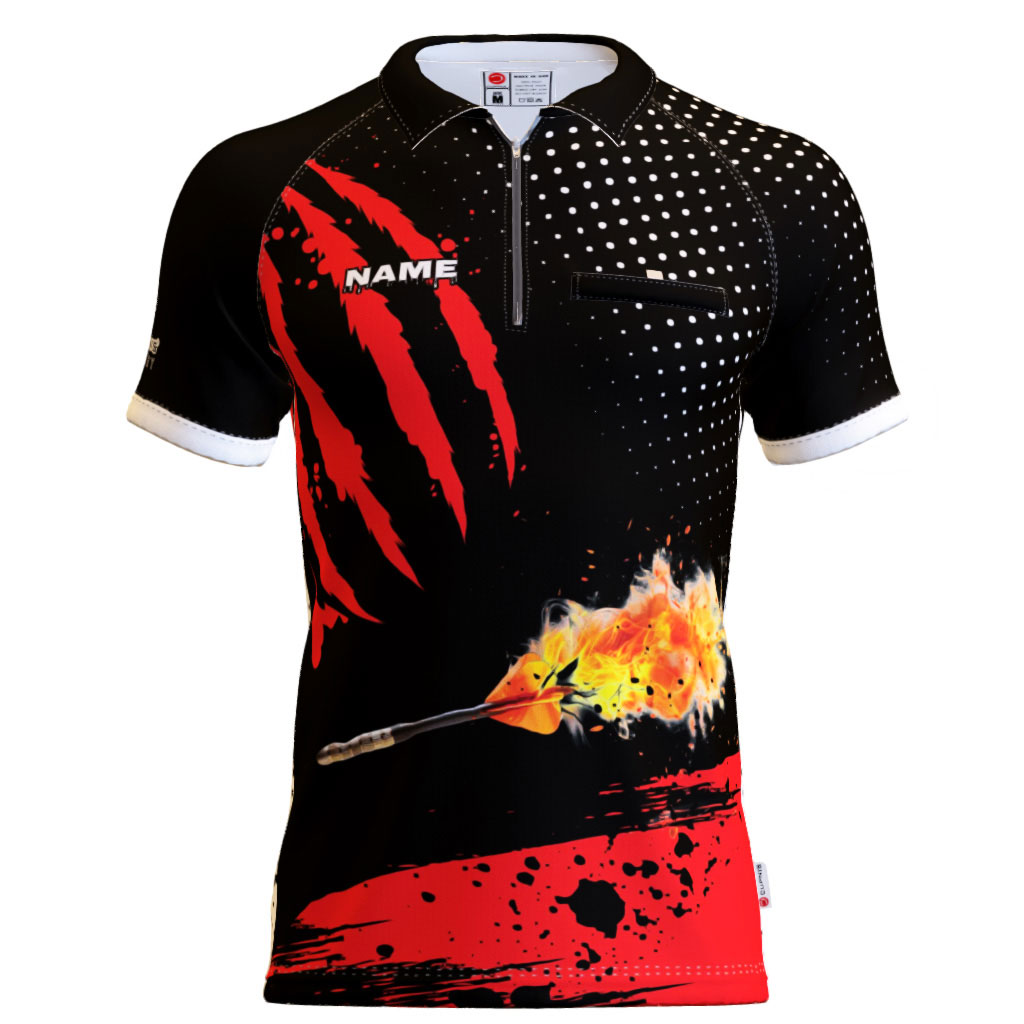Scorpions - Red - Black – Standardkragen