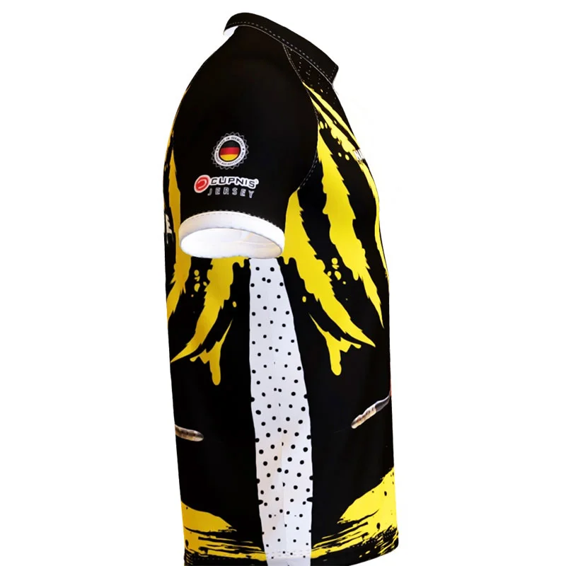  Wolf Attack Black Yellow  – Standardkragen