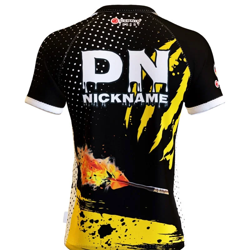  Wolf Attack Black Yellow  – Standardkragen