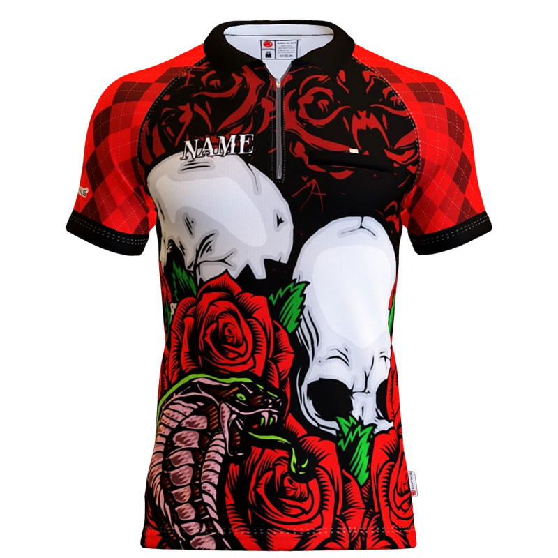 Black Rose Dartshirt | Standardkragen