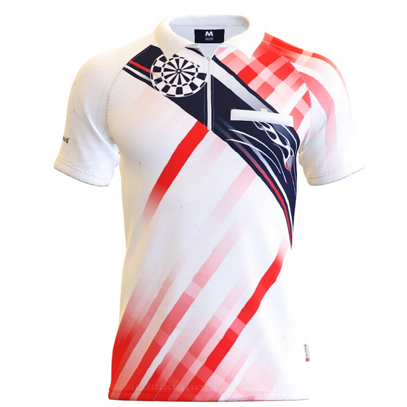 Hunter Dartshirt Red  - Standardkragen