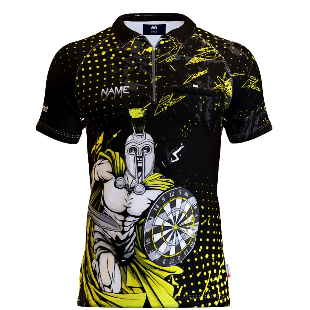  Diablo Dartshirt-Yellow – Standardkragen 