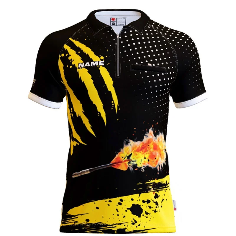 Wolf Attack Black Yellow  – Standardkragen