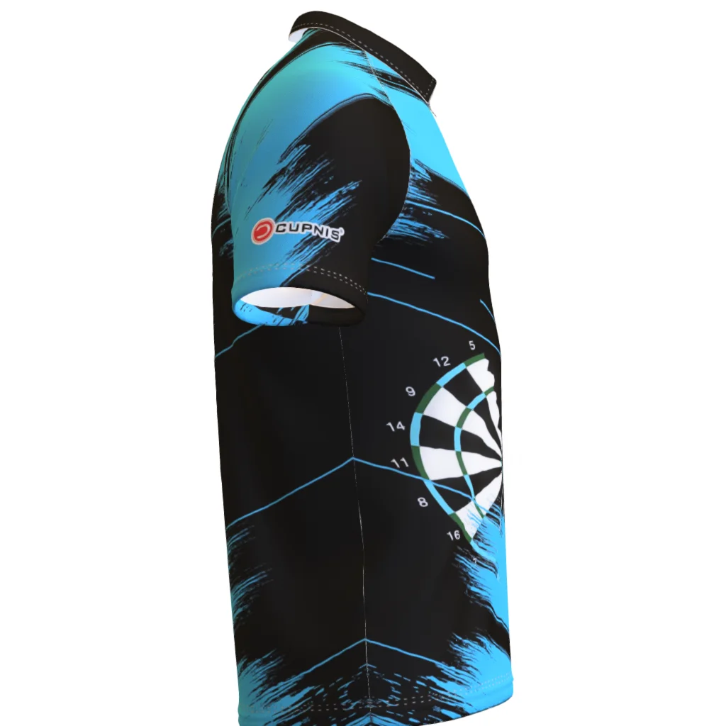 Toxic Bright Sky Blue – Standardkragen