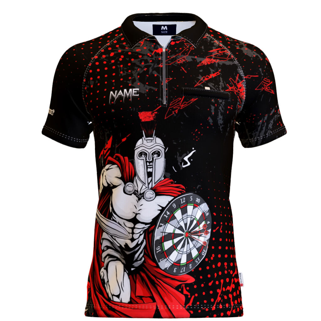 Diablo Dartshirt_Red – Standardkragen 