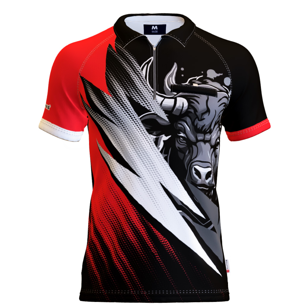 Bull Attack - Red – Standardkragen 
