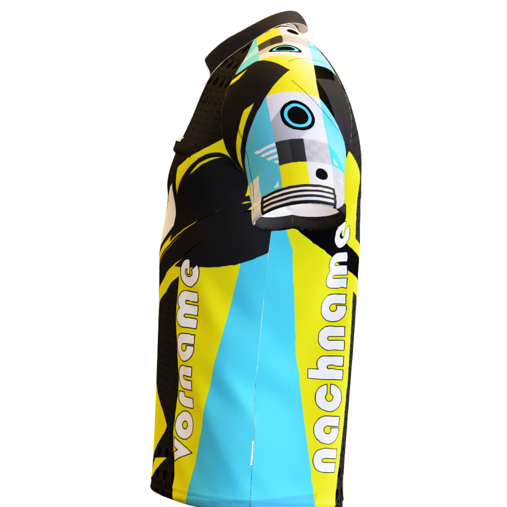 Stay Alive - Skyblue - Yellow