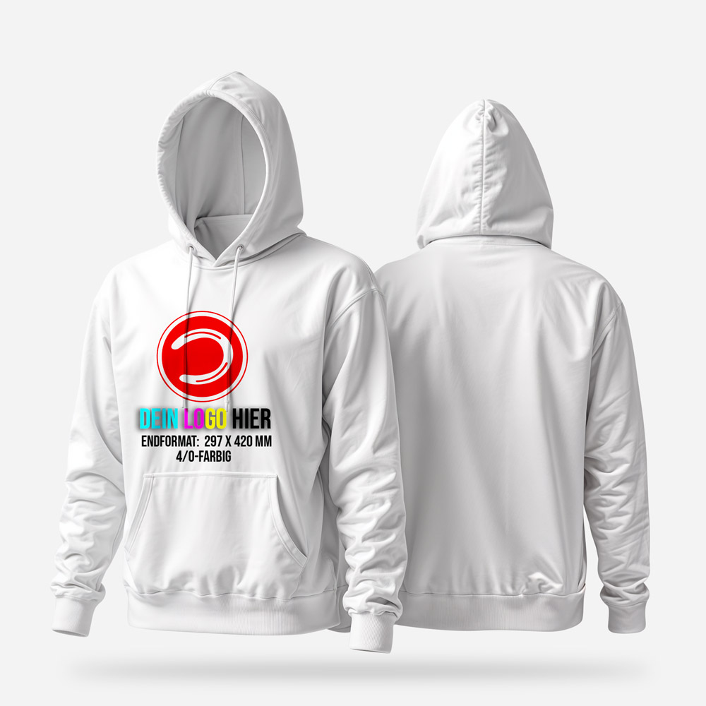 Hoodie, Basic - 100% Baumwolle