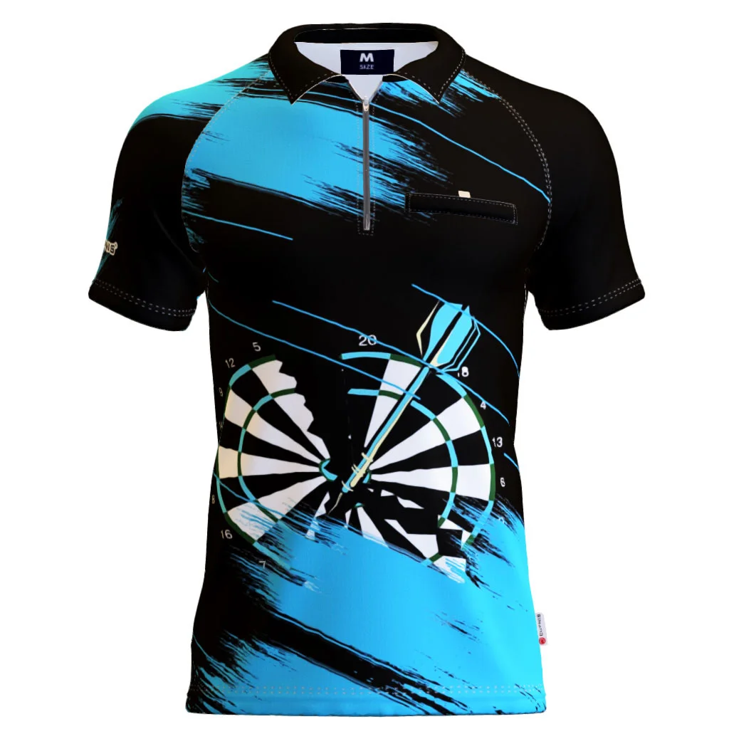 Toxic Bright Sky Blue – Standardkragen