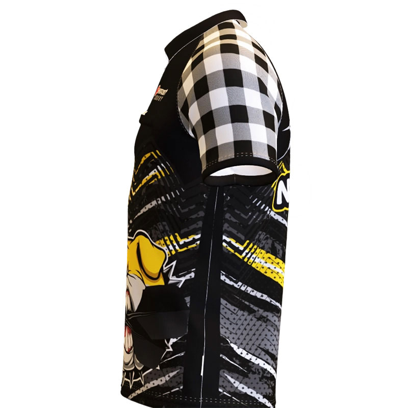 Aggressive Bulldog Dartshirt Gelb