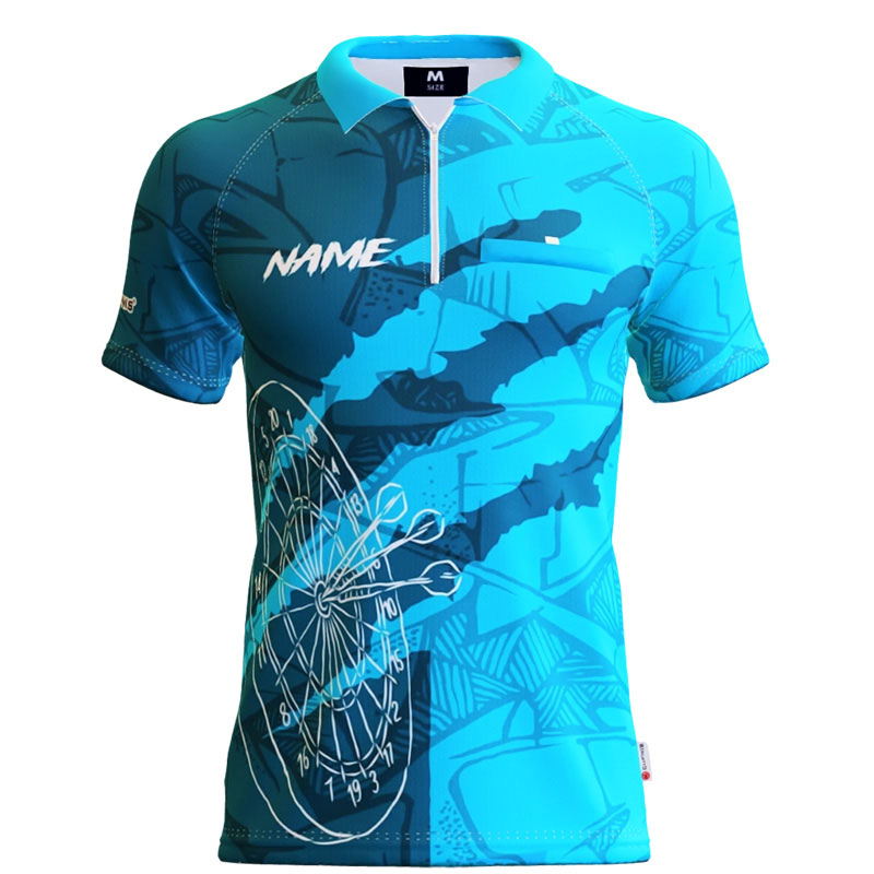 Lion Attacks - Skyblue - Standard-Kragen