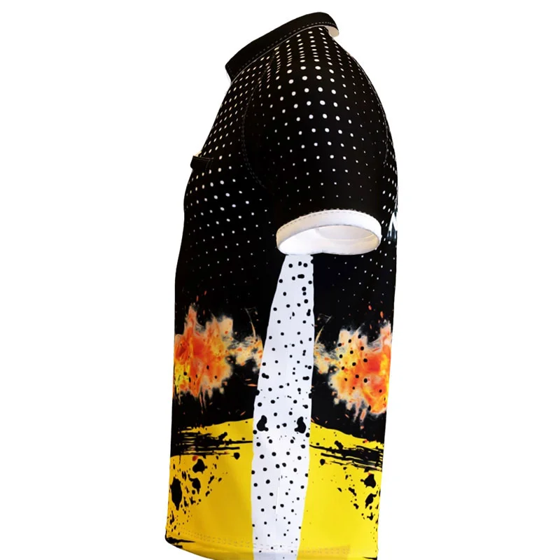  Wolf Attack Black Yellow  – Standardkragen