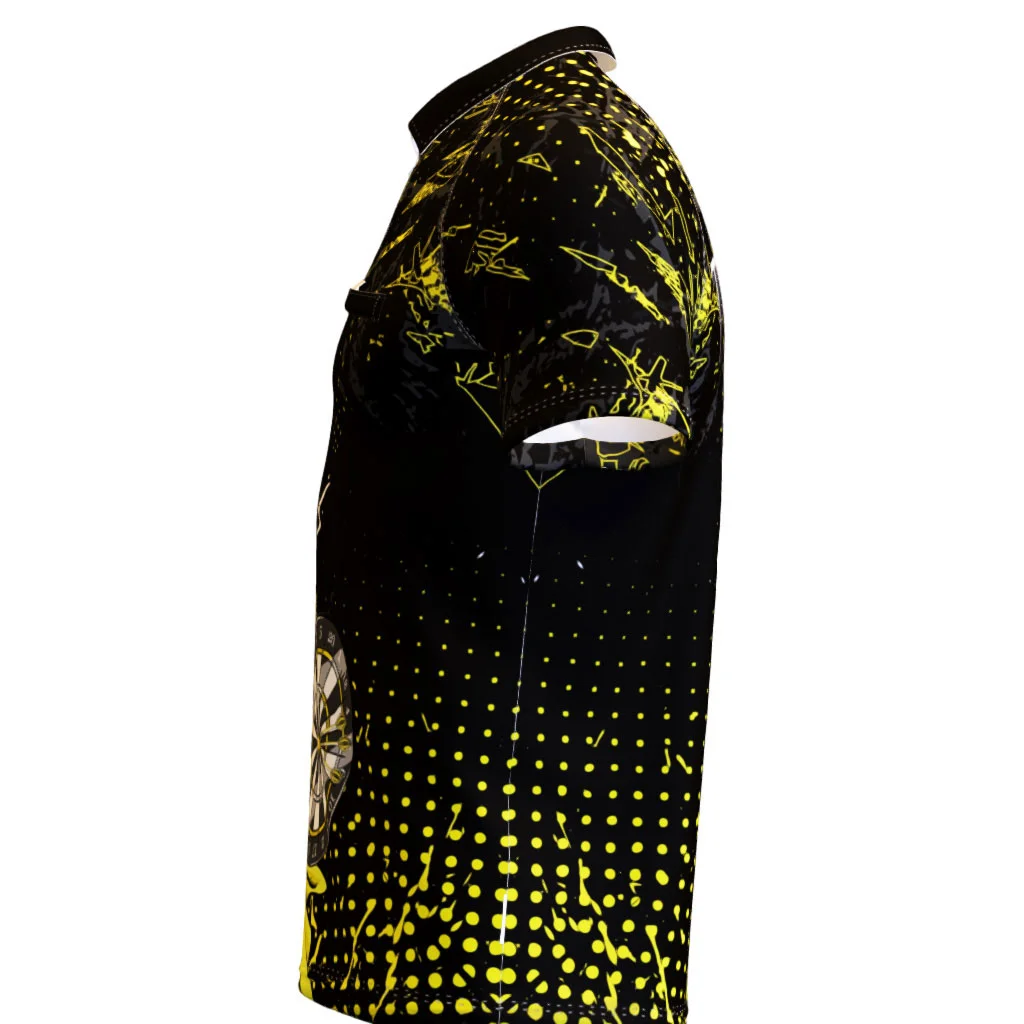 Diablo Dartshirt-Yellow – Standardkragen 