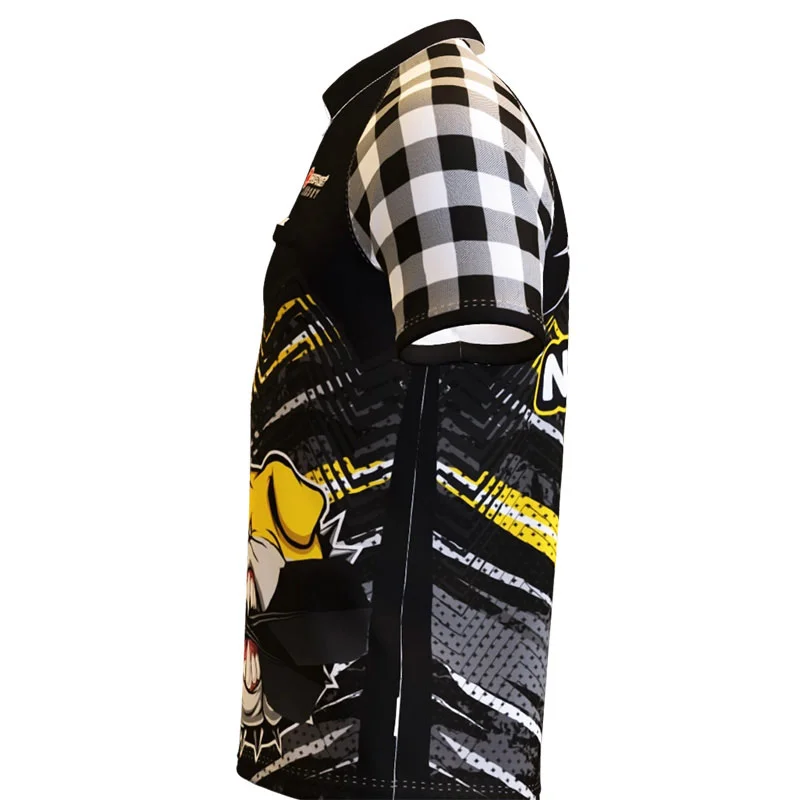 Aggressive Bulldog Dartshirt Gelb