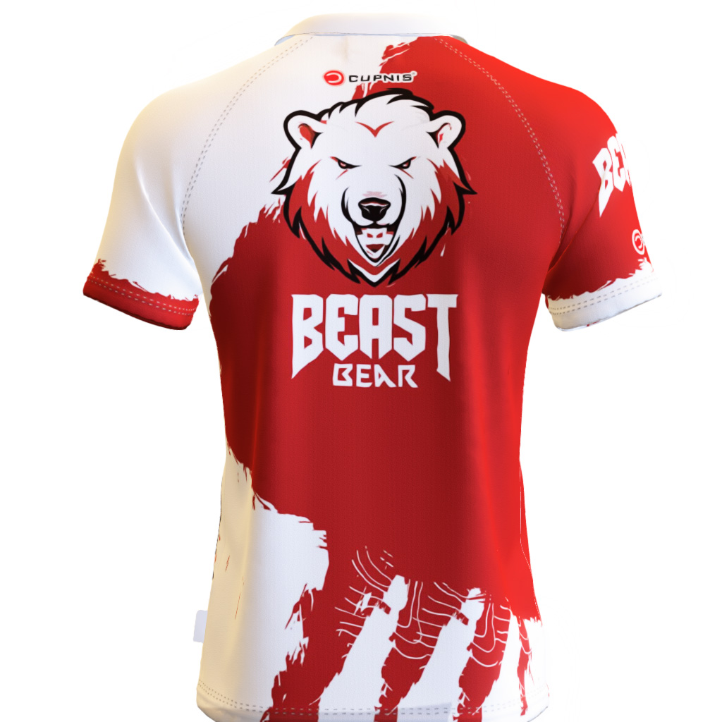 Ice Bear-Red – Standardkragen
