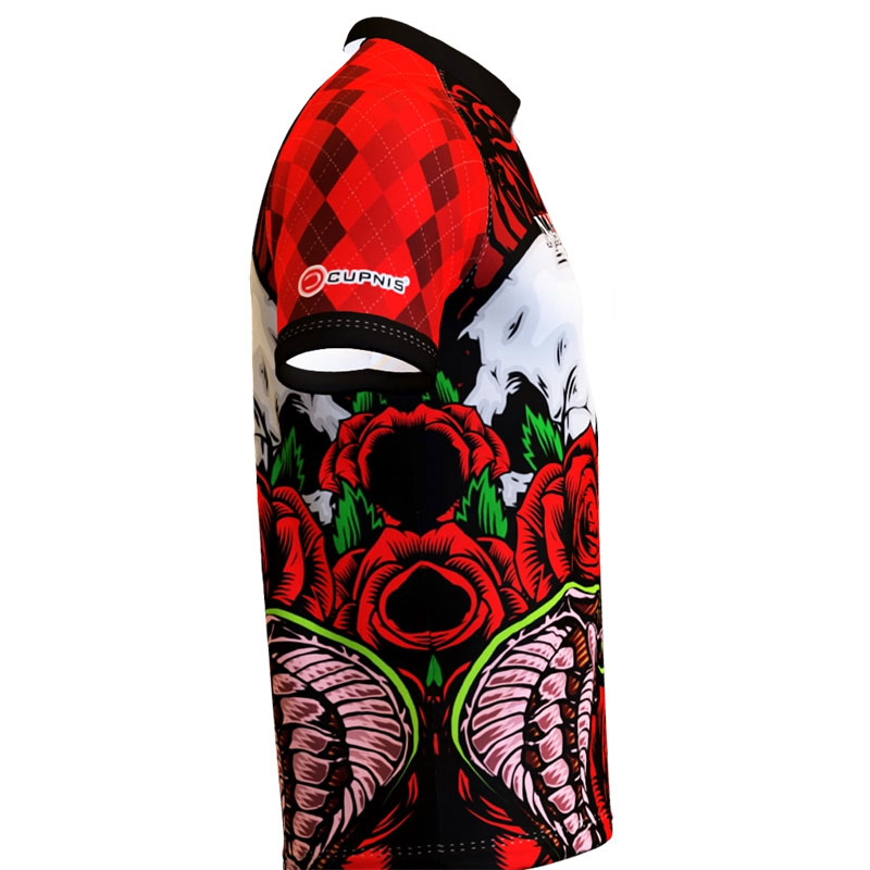 Black Rose Dartshirt | Standardkragen