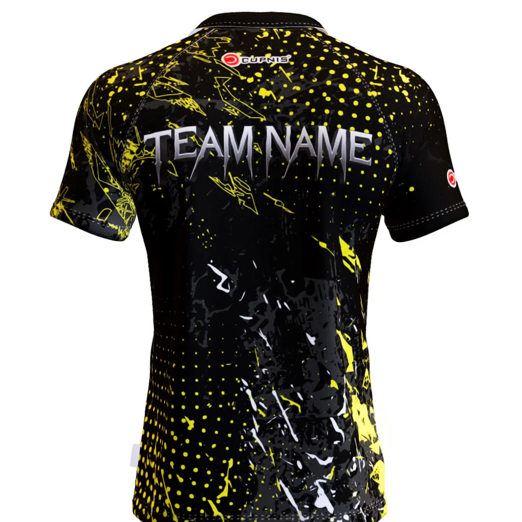  Diablo Dartshirt-Yellow – Standardkragen 
