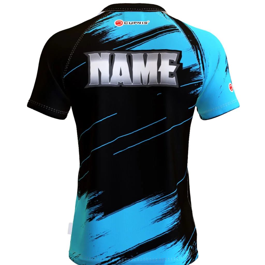 Toxic Bright Sky Blue – Standardkragen