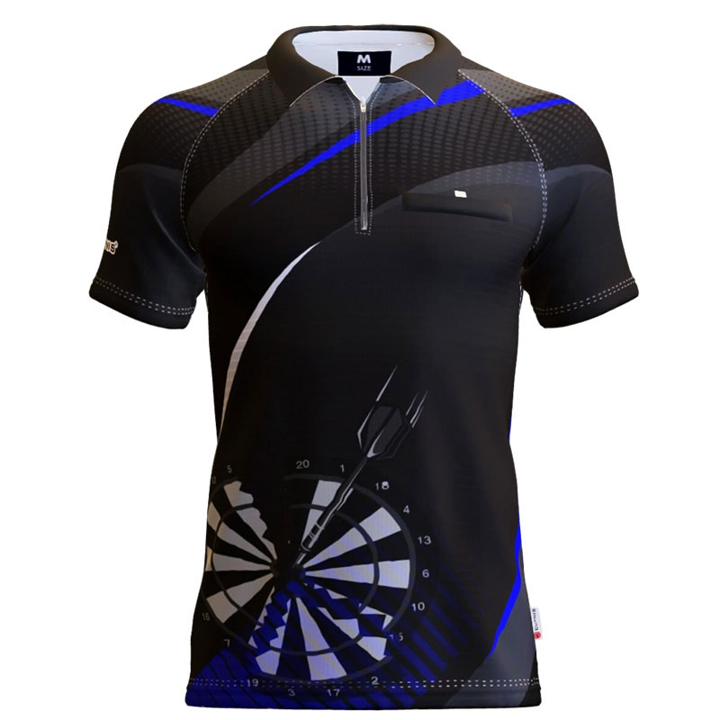 Wolf Attack -  Blue   – Black - Standardkragen