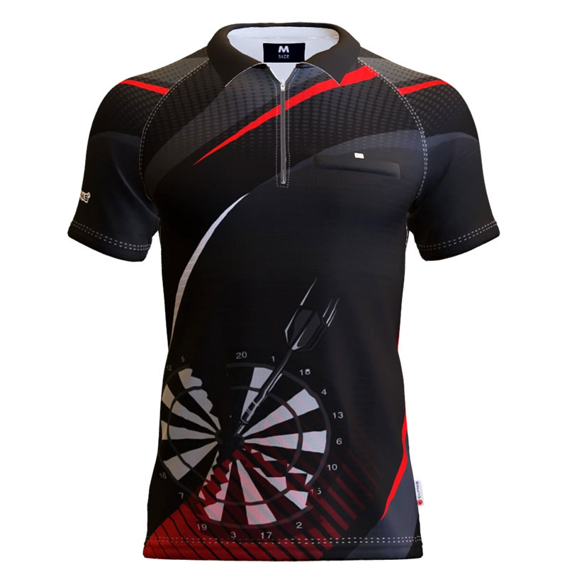 Wolf Attack - Red - Black  – Standardkragen