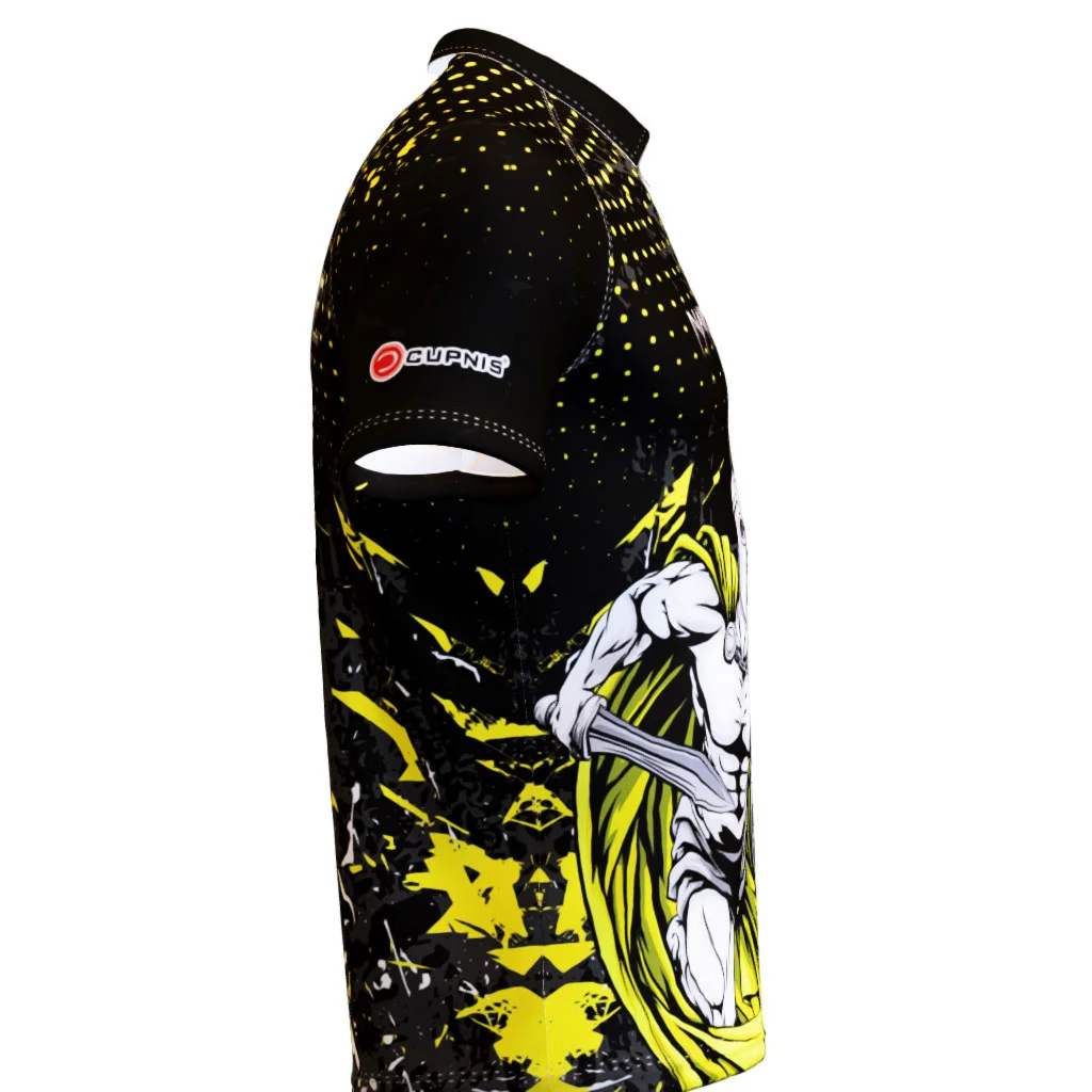  Diablo Dartshirt-Yellow – Standardkragen 