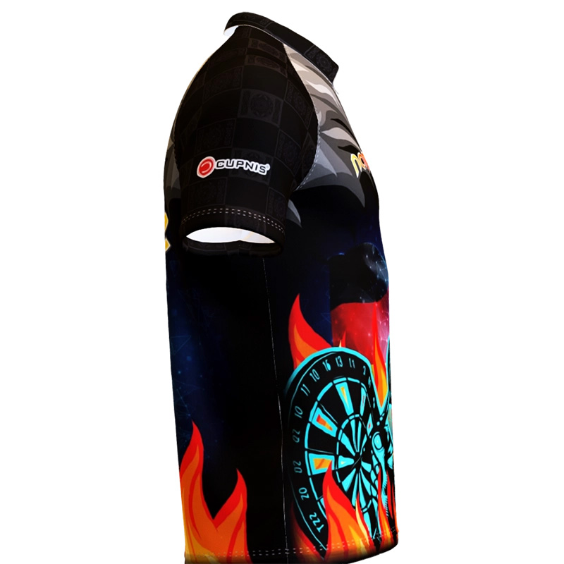 Darts Board on Fire - Standardkragen