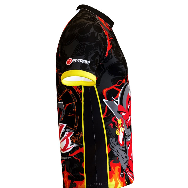 The Devil's Advocate Dartshirt | Standardkragen Trikot Personalisiert kaufen