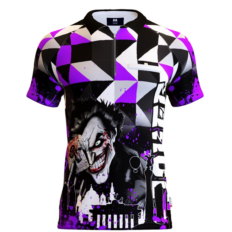 Joker  Schwarz - Lila - Standardkragen