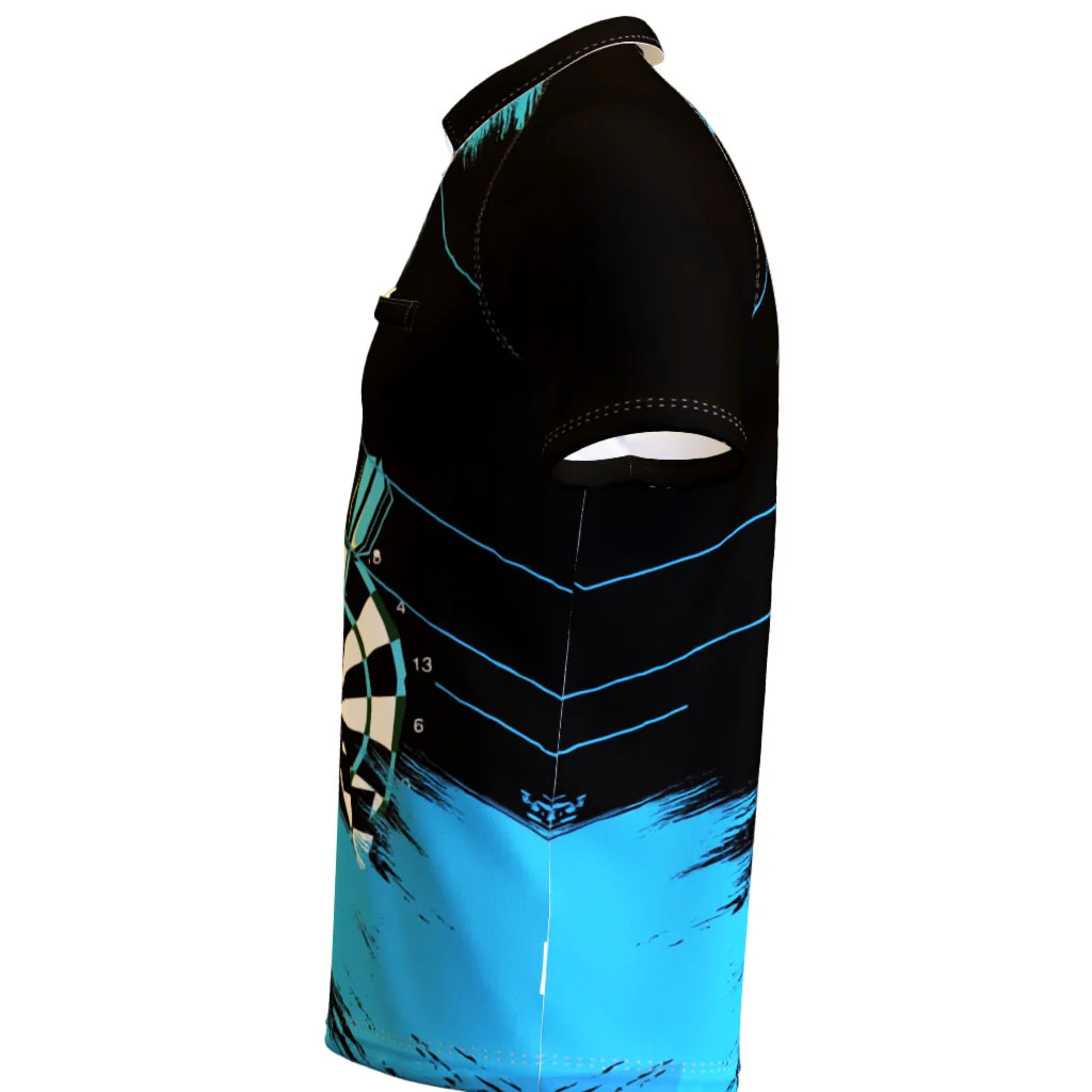 Toxic Bright Sky Blue – Standardkragen