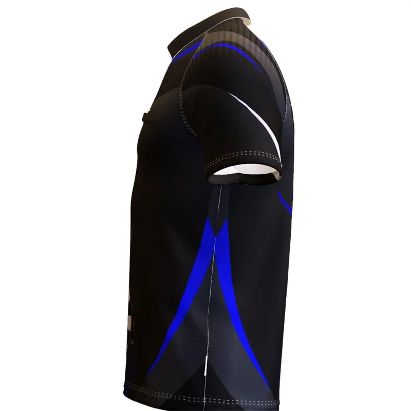 Wolf Attack -  Blue   – Black - Standardkragen