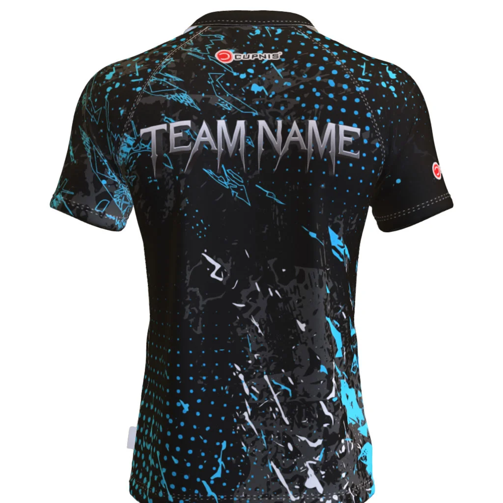 Diablo Dartshirt-Blue – Standardkragen 