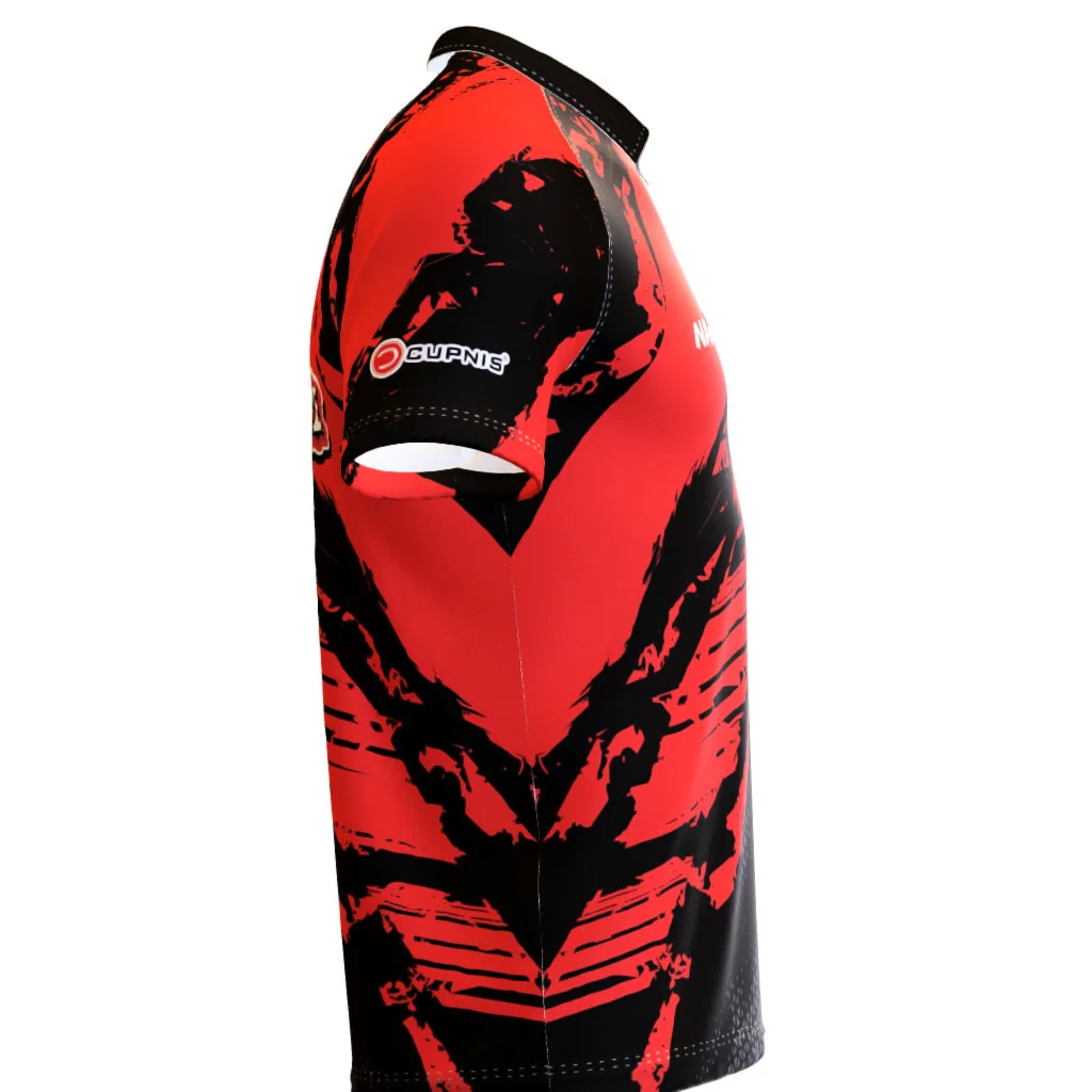 Counter strike-Red - Black – Standardkragen