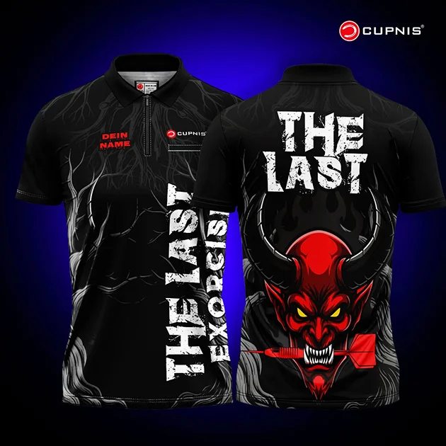 Dartshirt The Last Schwarz Vorderseite