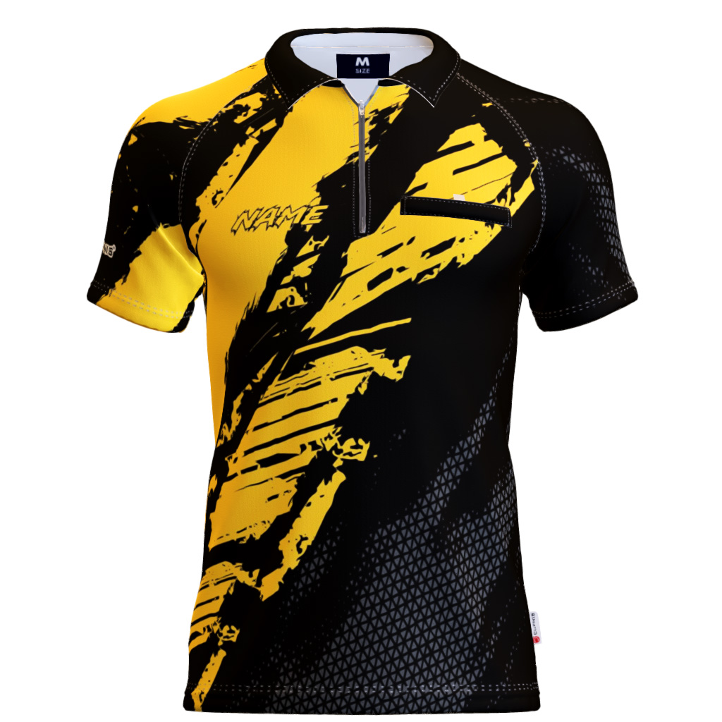 Counter strike-Yellow Black – Standardkragen