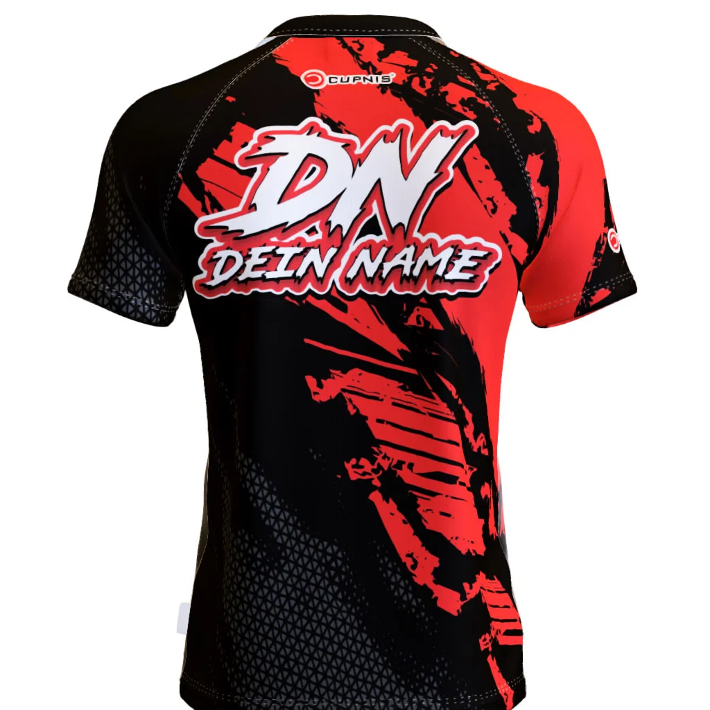 Counter strike-Red - Black – Standardkragen